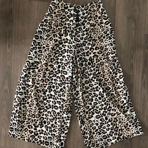 Angie Leopard Print Palazzo Pants